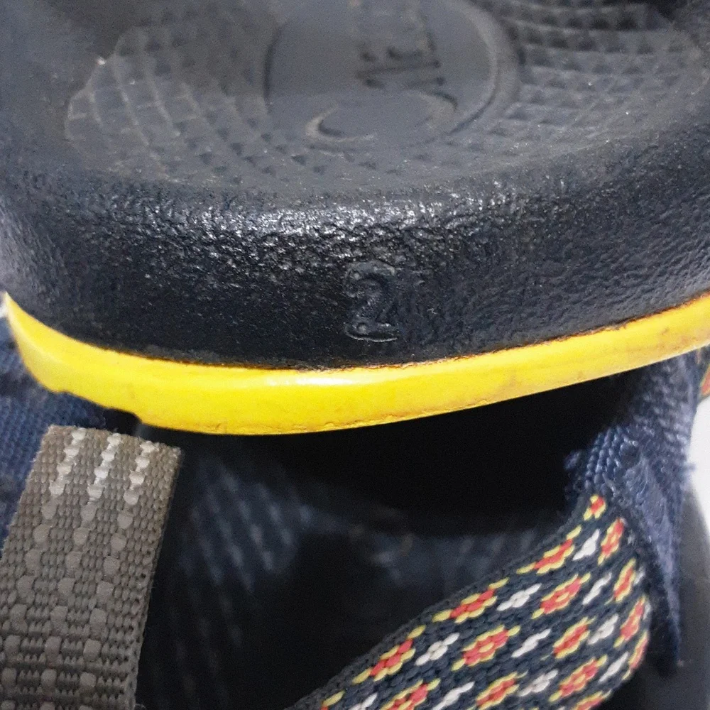 CHACO ZX/1 Ecotread Crest Citrus Colorway Kid's‎ 2 Strappy Sandals